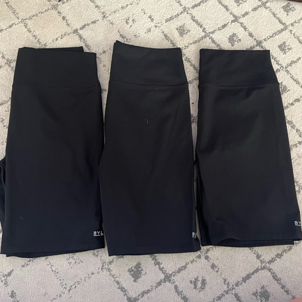 WOMENS BYLT BASICS ESSENTIAL BIKER SHORT BUNDLE (3)